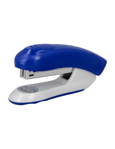 Grapadora q connect kf14205 plastico abs azul capacidad 20 hojas