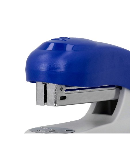 Grapadora q connect kf14205 plastico abs azul capacidad 20 hojas