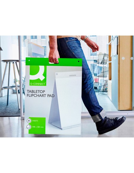 Bloc congreso q connect liso autoadhesivo sobremesa 508x584 mm 20 hojas papel blanco de 75g m2 fsc Bloc congreso q connect liso autoadhesivo sobremesa 508x584 mm 20 hojas papel blanco de 75g m2 fsc