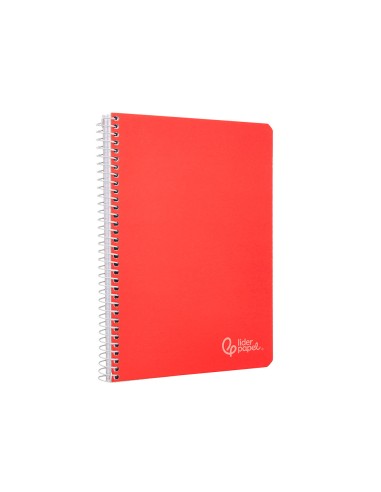 Cuaderno espiral liderpapel din a5 witty tapa dura 80h 90gr pauta ancha 35mm con margen colores surtidos