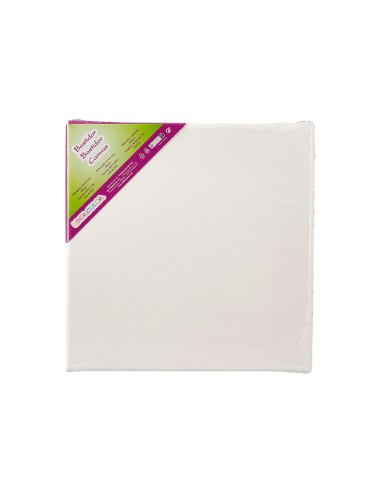 Bastidor lidercolor lienzo grapado lateral algodon 100 20x20 cm