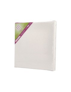 Bastidor lidercolor lienzo grapado lateral algodon 100 20x20 cm