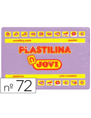 Plastilina jovi 72 lila unidad tamano grande