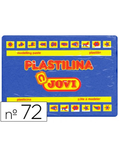 Plastilina jovi 72 azul oscuro unidad tamano grande