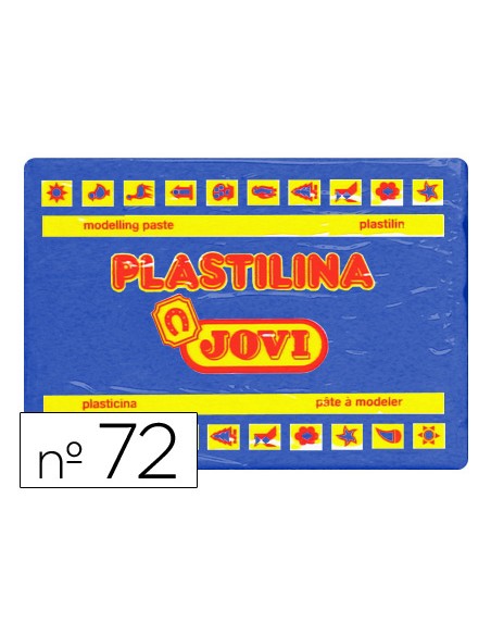 Plastilina jovi 72 azul oscuro unidad tamano grande