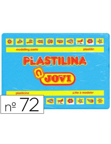 Plastilina jovi 72 azul claro unidad tamano grande