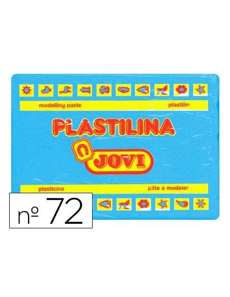 Plastilina jovi 72 azul claro unidad tamano grande