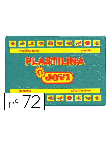 Plastilina jovi 72 verde oscuro unidad tamano grande Plastilina jovi 72 verde oscuro unidad tamano grande