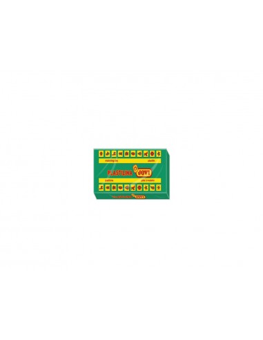 Plastilina jovi 72 verde oscuro unidad tamano grande