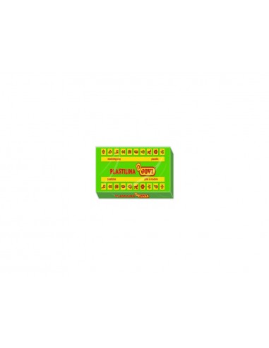 Plastilina jovi 72 verde claro unidad tamano grande
