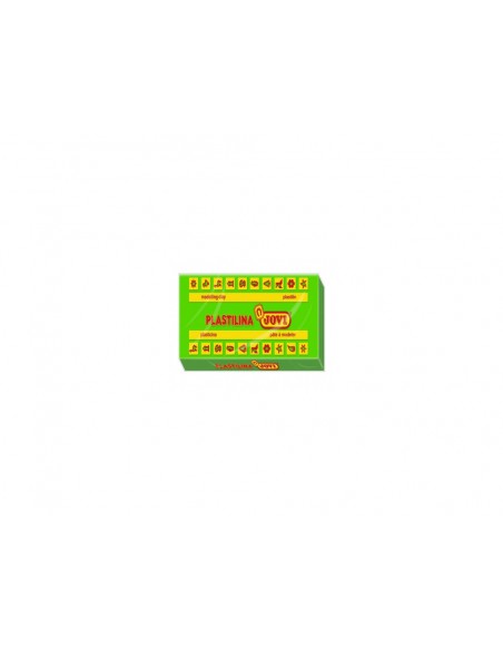 Plastilina jovi 72 verde claro unidad tamano grande