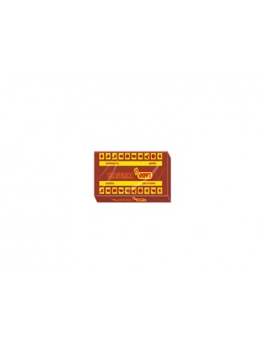 Plastilina jovi 72 marron unidad tamano grande