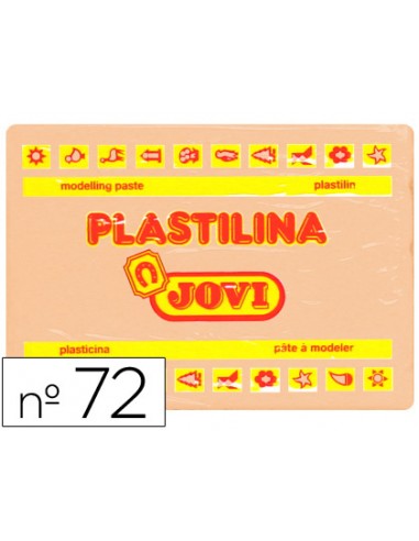 Plastilina jovi 72 carne unidad tamano grande