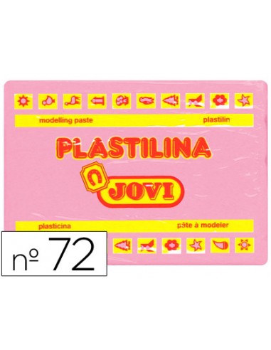 Plastilina jovi 72 rosa unidad tamano grande