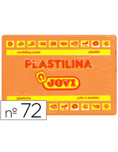 Plastilina jovi 72 naranja unidad tamano grande