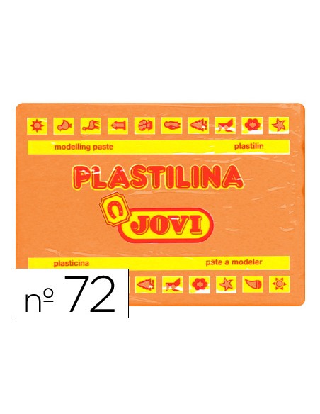 Plastilina jovi 72 naranja unidad tamano grande Plastilina jovi 72 naranja unidad tamano grande