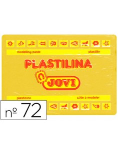 Plastilina jovi 72 amarillo oscuro unidad tamano grande