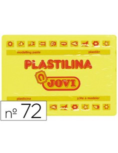 Plastilina jovi 72 amarillo claro unidad tamano grande