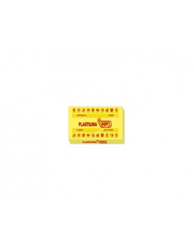 Plastilina jovi 72 amarillo claro unidad tamano grande
