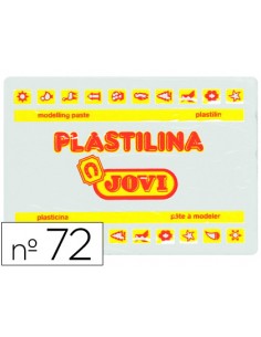 Plastilina jovi 72 blanco unidad tamano grande