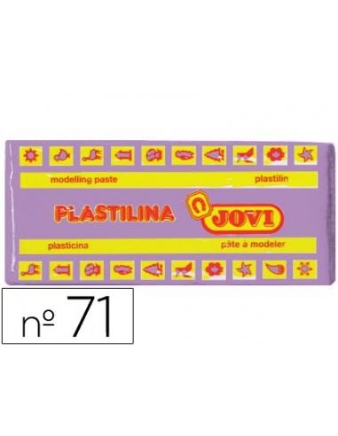 Plastilina jovi 71 lila unidad tamano mediano