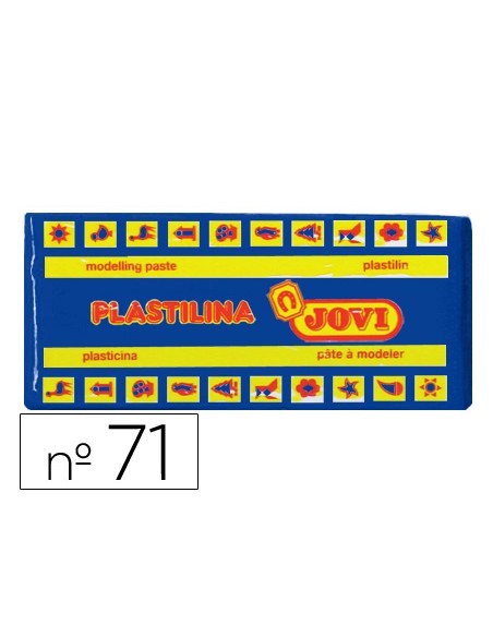 Plastilina jovi 71 azul oscuro unidad tamano mediano Plastilina jovi 71 azul oscuro unidad tamano mediano