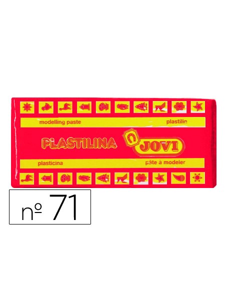 Plastilina jovi 71 rubi unidad tamano mediano Plastilina jovi 71 rubi unidad tamano mediano