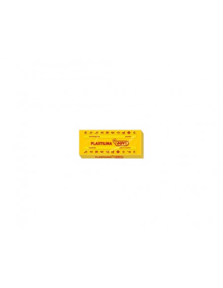 Plastilina jovi 71 amarillo oscuro unidad tamano mediano