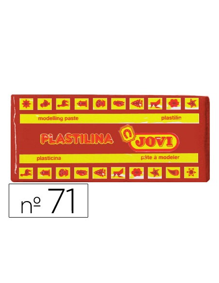 Plastilina jovi 71 marron unidad tamano mediano Plastilina jovi 71 marron unidad tamano mediano