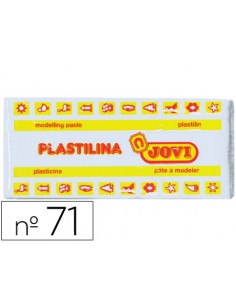 Plastilina jovi 71 blanco unidad tamano mediano