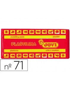 Plastilina jovi 71 rojo unidad tamano mediano