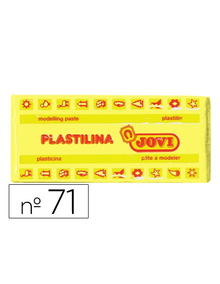 Plastilina jovi 71 amarillo claro unidad tamano mediano Plastilina jovi 71 amarillo claro unidad tamano mediano