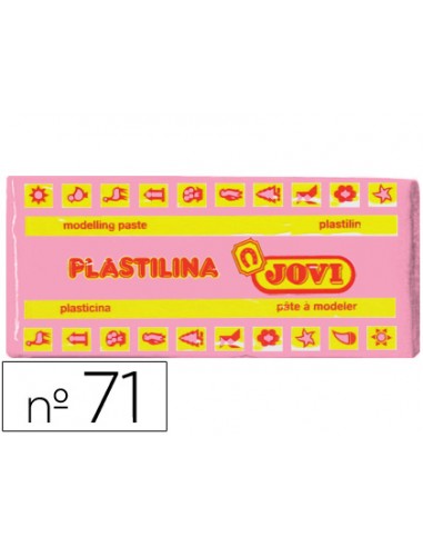 Plastilina jovi 71 rosa unidad tamano mediano