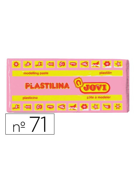 Plastilina jovi 71 rosa unidad tamano mediano