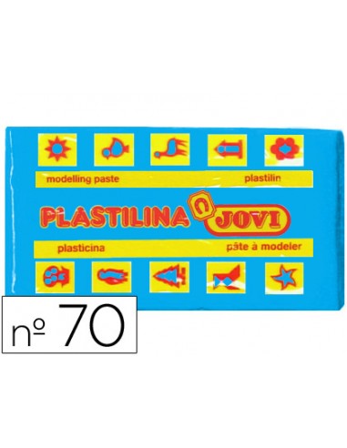 Plastilina jovi 70 azul claro unidad tamano pequeno