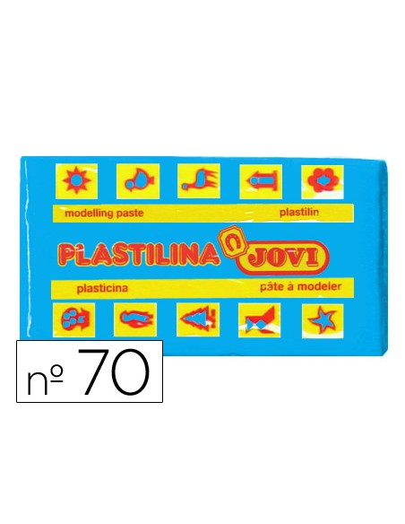 Plastilina jovi 70 azul claro unidad tamano pequeno Plastilina jovi 70 azul claro unidad tamano pequeno