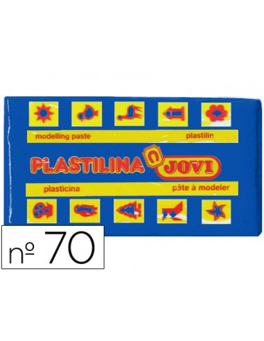 Plastilina jovi 70 azul oscuro unidad tamano pequeno