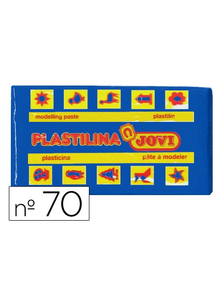 Plastilina jovi 70 azul oscuro unidad tamano pequeno Plastilina jovi 70 azul oscuro unidad tamano pequeno