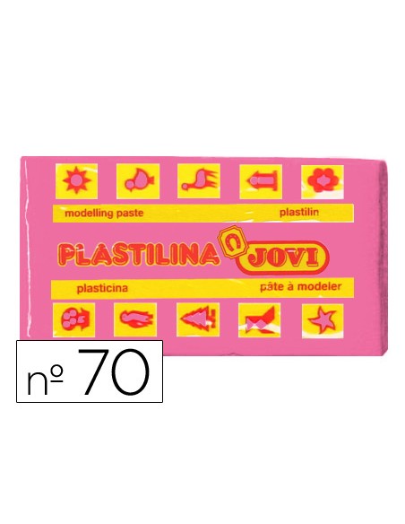 Plastilina jovi 70 rosa unidad tamano pequeno