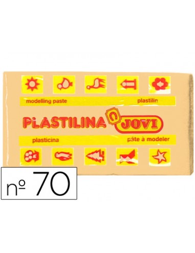 Plastilina jovi 70 carne unidad tamano pequeno