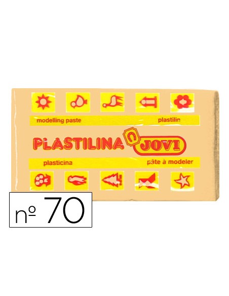 Plastilina jovi 70 carne unidad tamano pequeno Plastilina jovi 70 carne unidad tamano pequeno