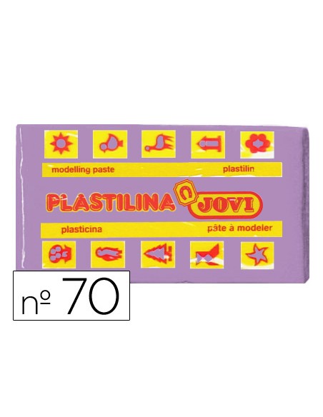 Plastilina jovi 70 lila unidad tamano pequeno