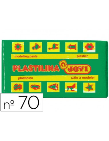 Plastilina jovi 70 verde claro unidad tamano pequeno