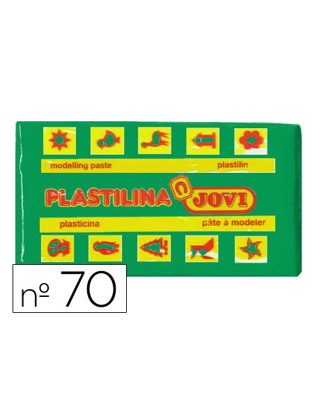 Plastilina jovi 70 verde claro unidad tamano pequeno