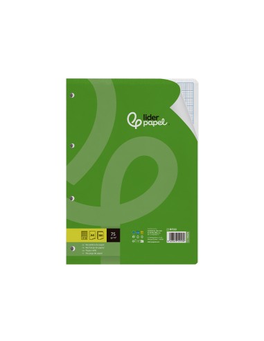 Recambio liderpapel din a4 100 hojas 75g m2 rayado nº 46 4 taladros