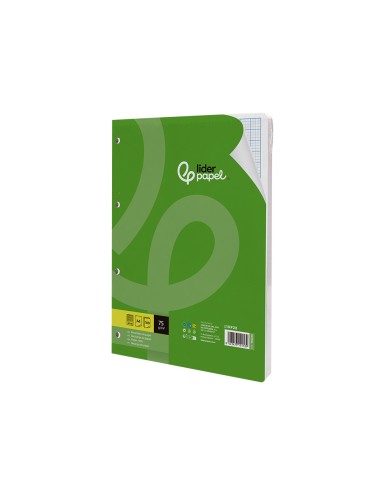 Recambio liderpapel din a4 100 hojas 75g m2 rayado nº 46 4 taladros