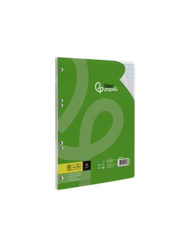 Recambio liderpapel din a4 100 hojas 75g m2 rayado nº 46 4 taladros
