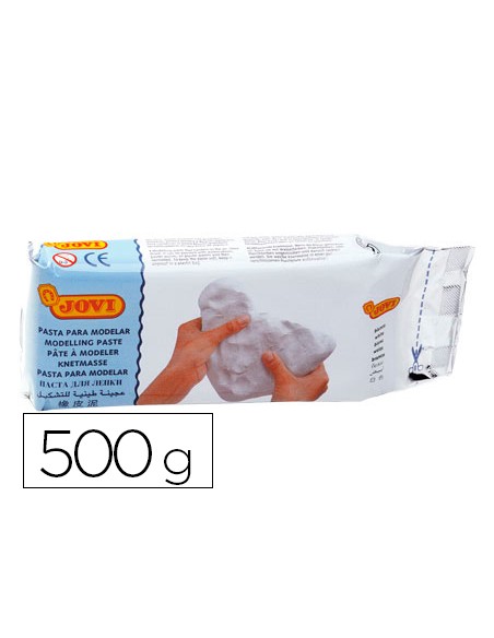 Pasta jovi para modelar 500 gr color blanco