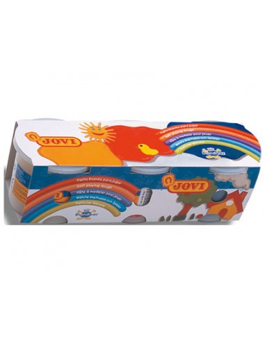 Pasta blandiver 403 rojo amarillo azul caja con 3 botes