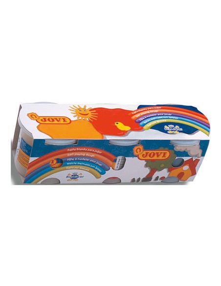 Pasta blandiver 403 rojo amarillo azul caja con 3 botes Pasta blandiver 403 rojo amarillo azul caja con 3 botes